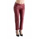 Pantaloni Piele Ecologica Grena Scarlett Marime Mare Pantaloni Piele Ecologica Grena Scarlett Marime Mare